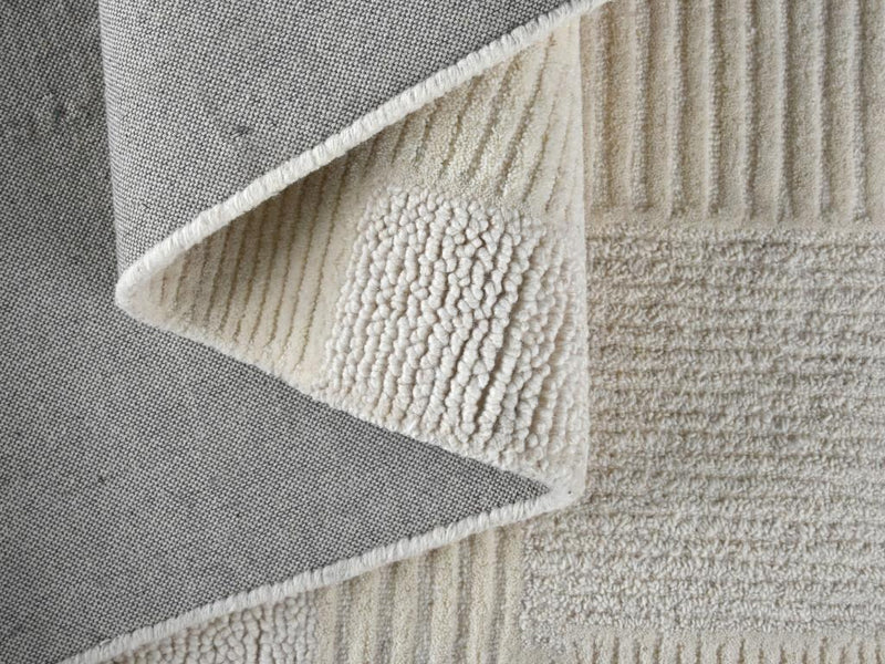 Tapis Japandi Laine Ivoire – Aurora