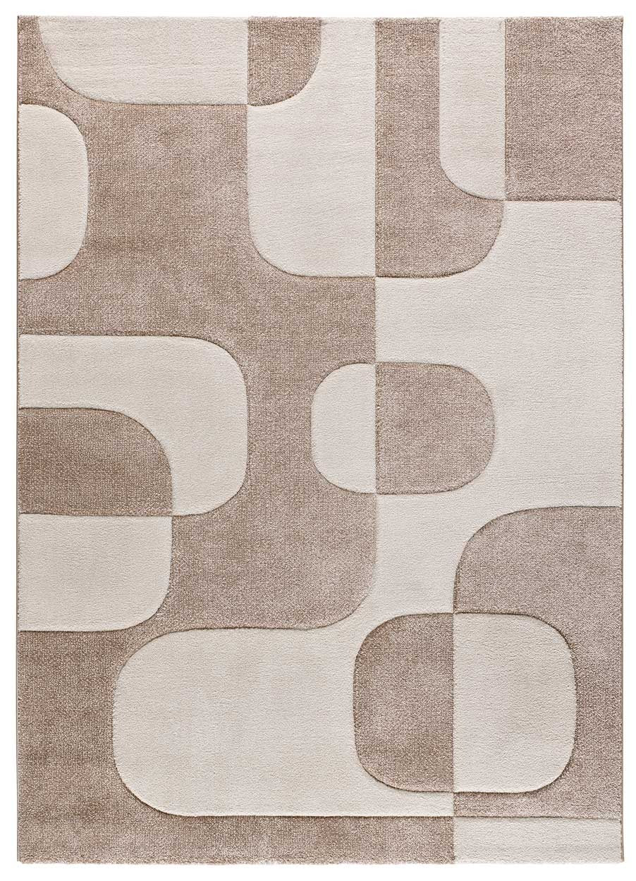 Tapis Japandi Formes Organiques Crème – Lena