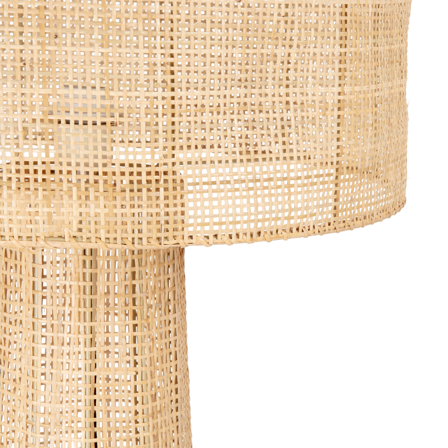 Lampadaire Japandi en rotin tressé H150 – Glenn