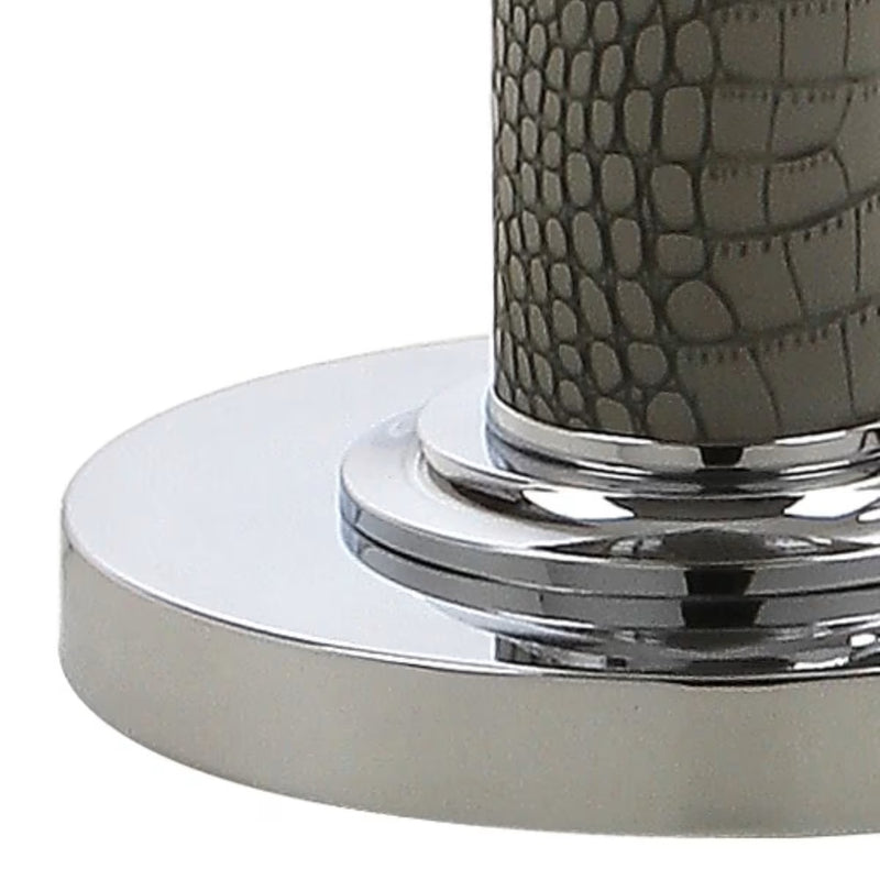 Lampe sur pied Japandi fer gris – Bernita