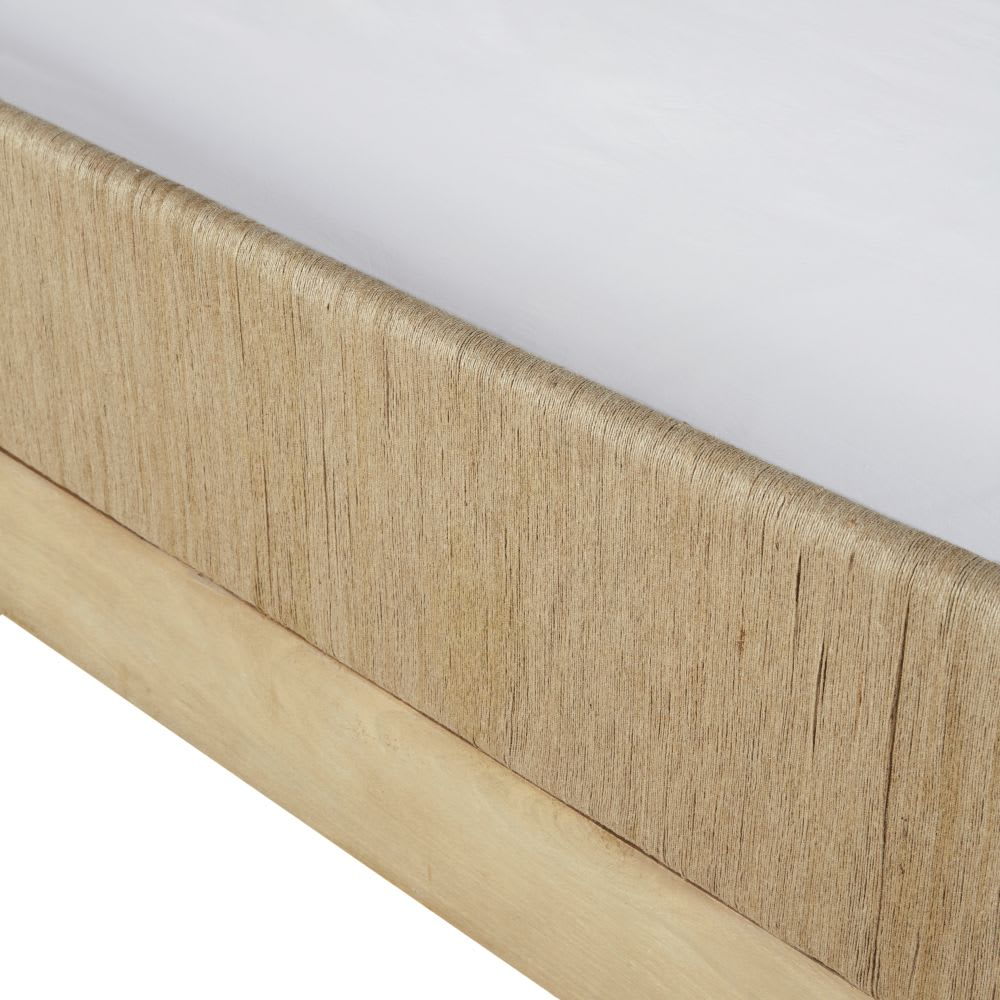 Lit Japandi 160x200 en fibre de sisal – Alès