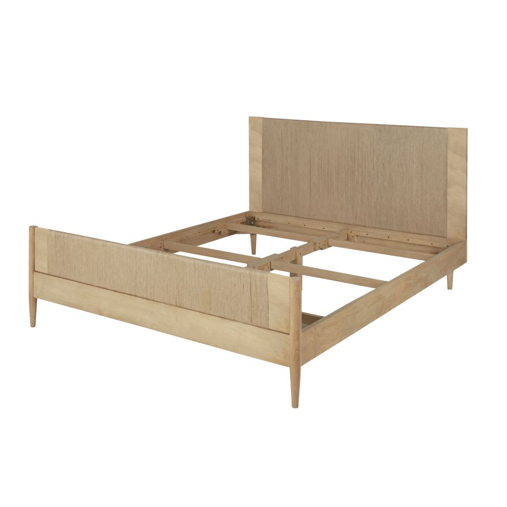 Lit Japandi 160x200 en fibre de sisal – Alès