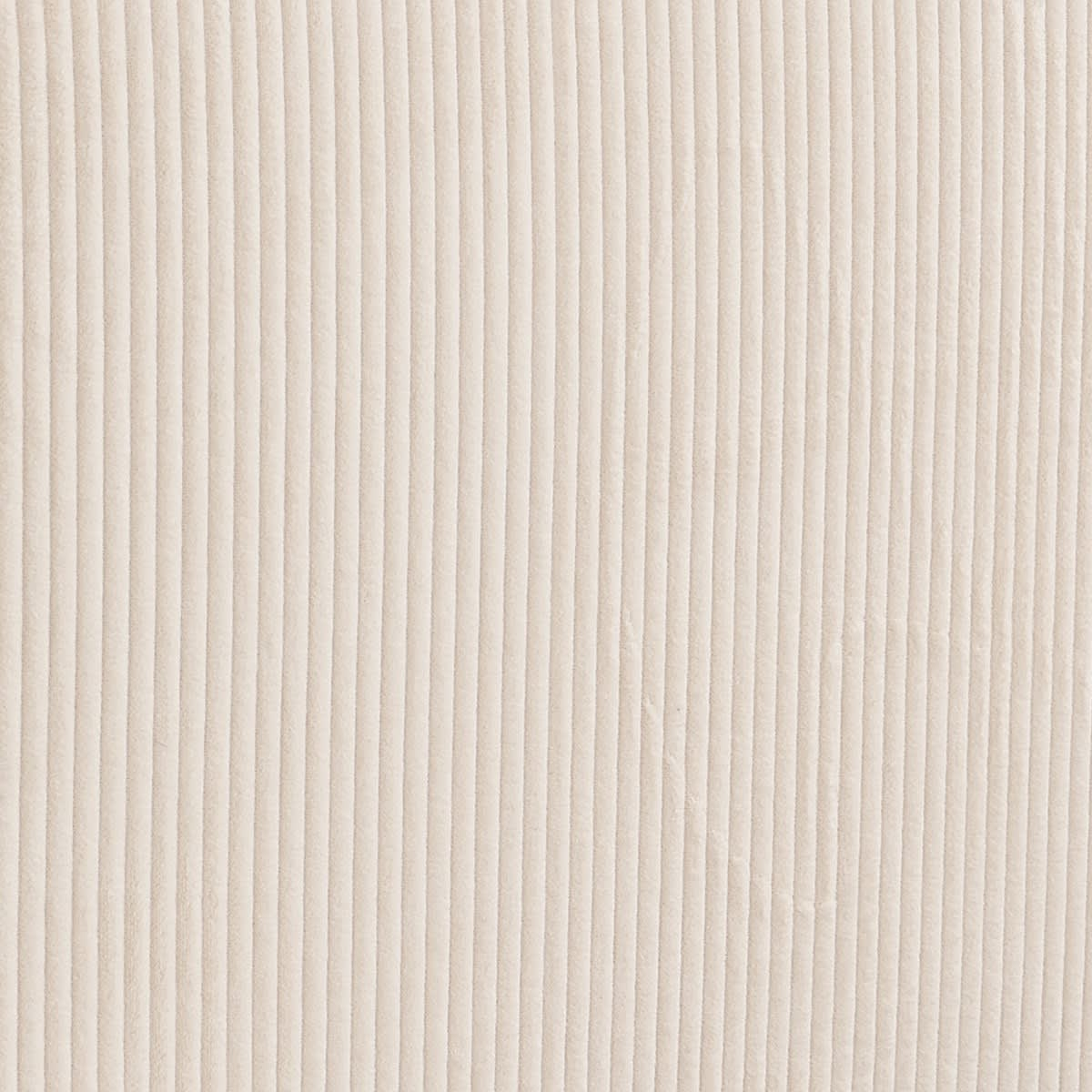 Lit Adulte Japandi 160x200 cm Tête de Lit Matelassée Velours Côtelé Beige – Frida