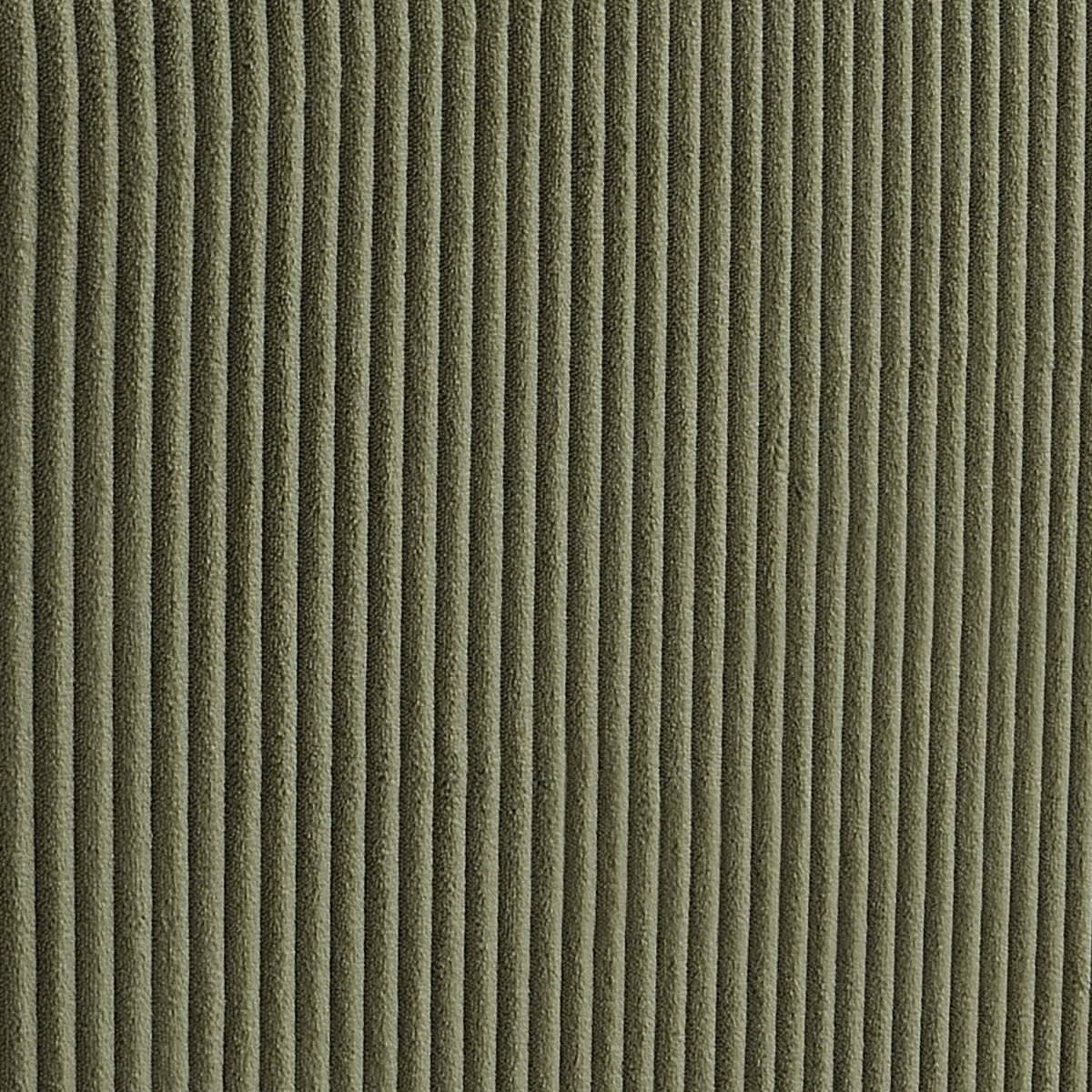 Lit Adulte 180x200 cm Japandi Tête de Lit Matelassée Velours Côtelé Vert – Frida