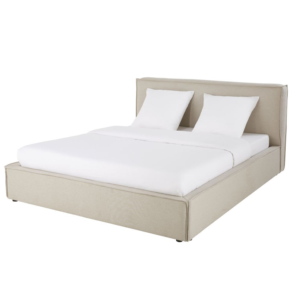 Lit Japandi beige 160x200 – Aspleen