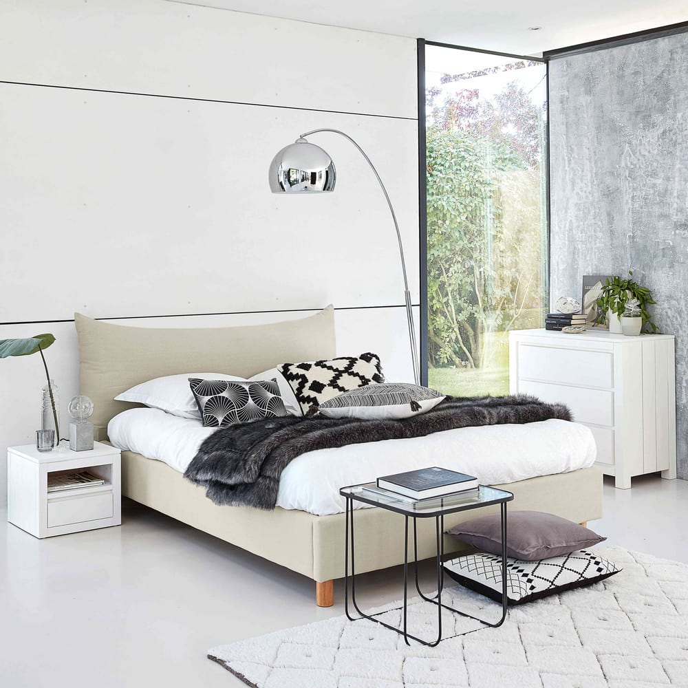 Lit Japandi beige 160x200 – Fergus