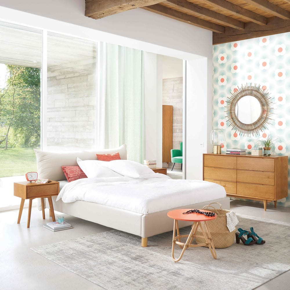 Lit Japandi beige 160x200 – Fergus