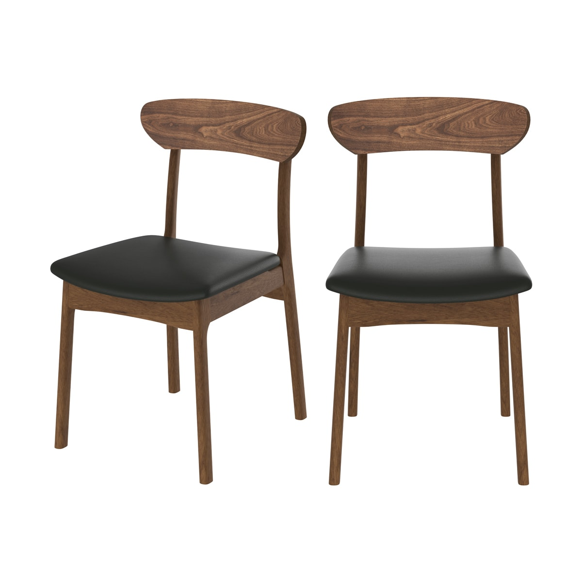 Chaises Japandi en tissu beige et bois clair – Lana