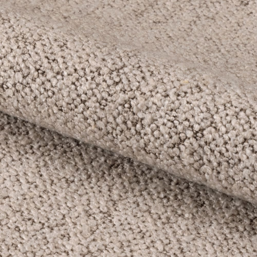 Lot de 2 fauteuils de table Japandi en tissu et bois naturel chiné – Anabate