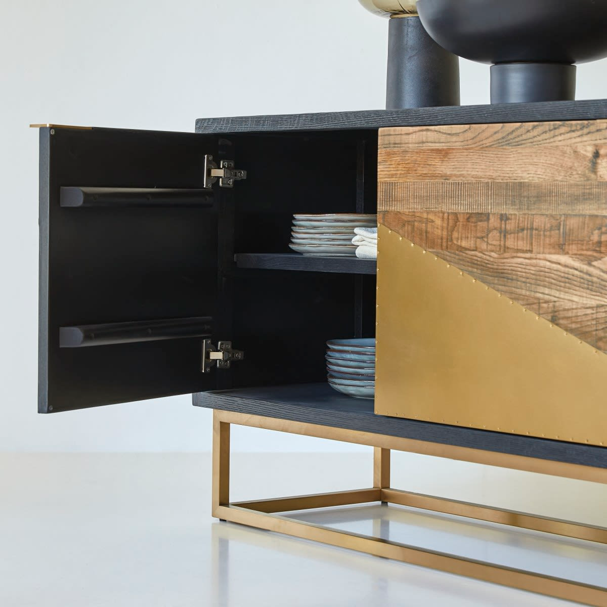 Meuble TV Japandi en chêne 240 cm – Oscar