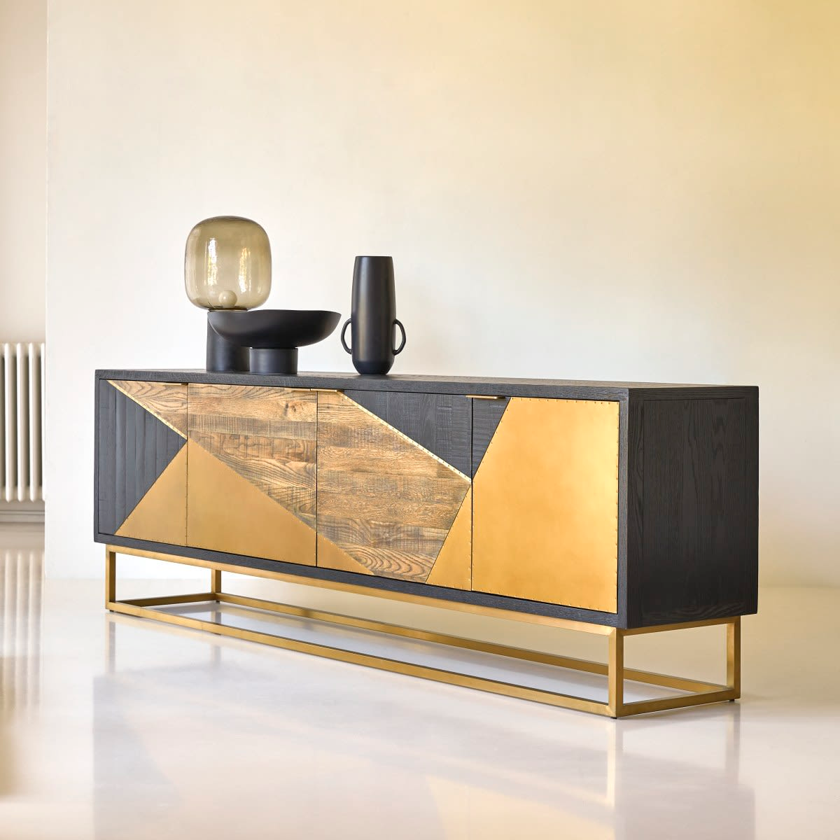 Meuble TV Japandi en chêne 240 cm – Oscar