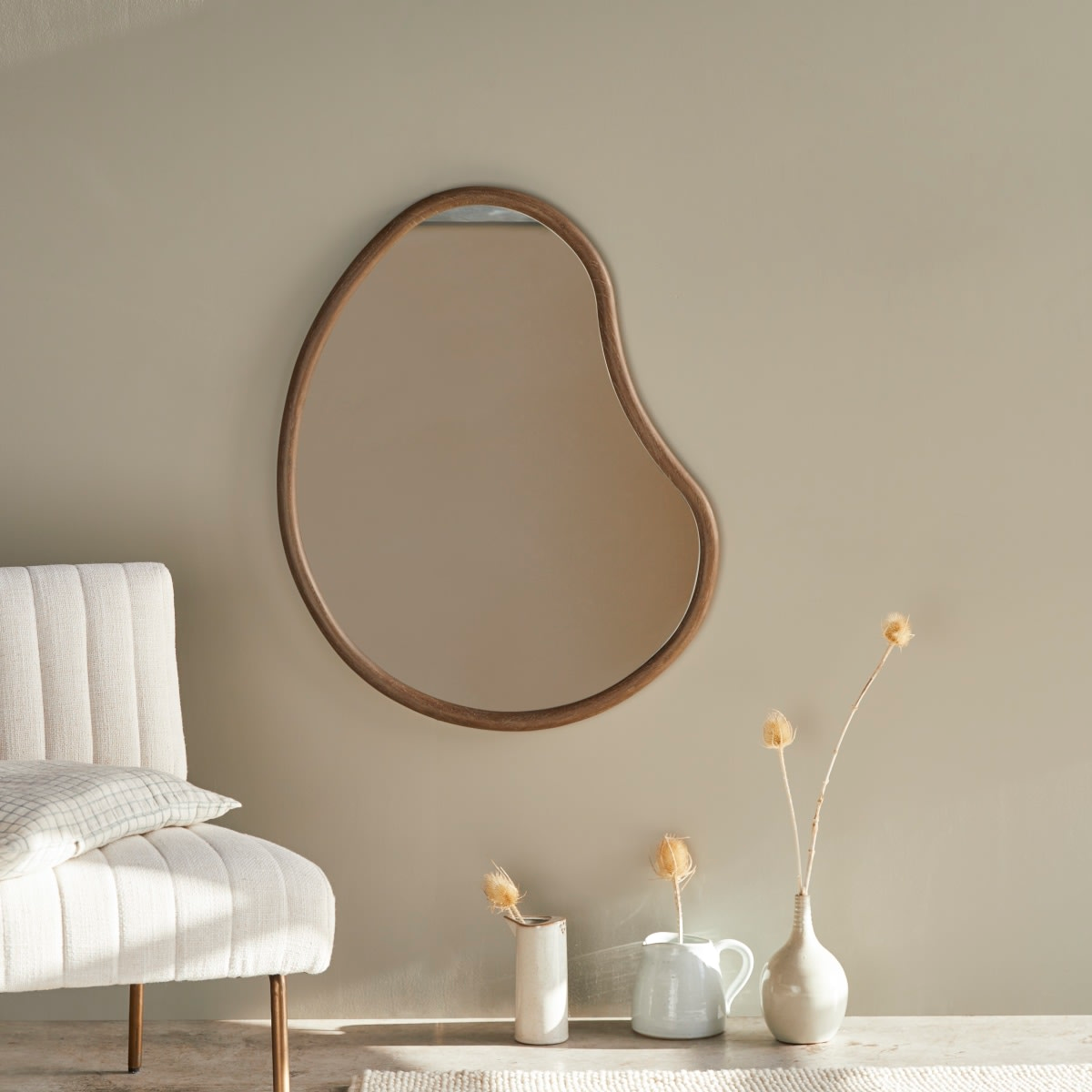 Miroir Japandi en mindi 85x65 cm – Dim