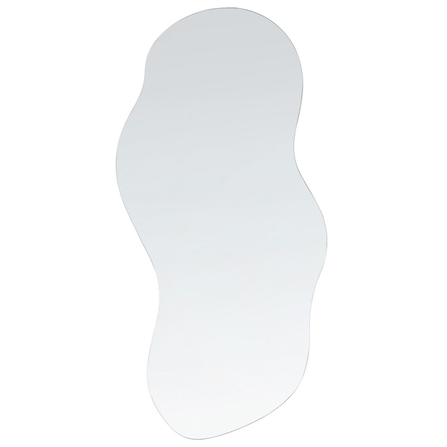 Miroir Japandi en verre argenté 80x33 – Auxerre