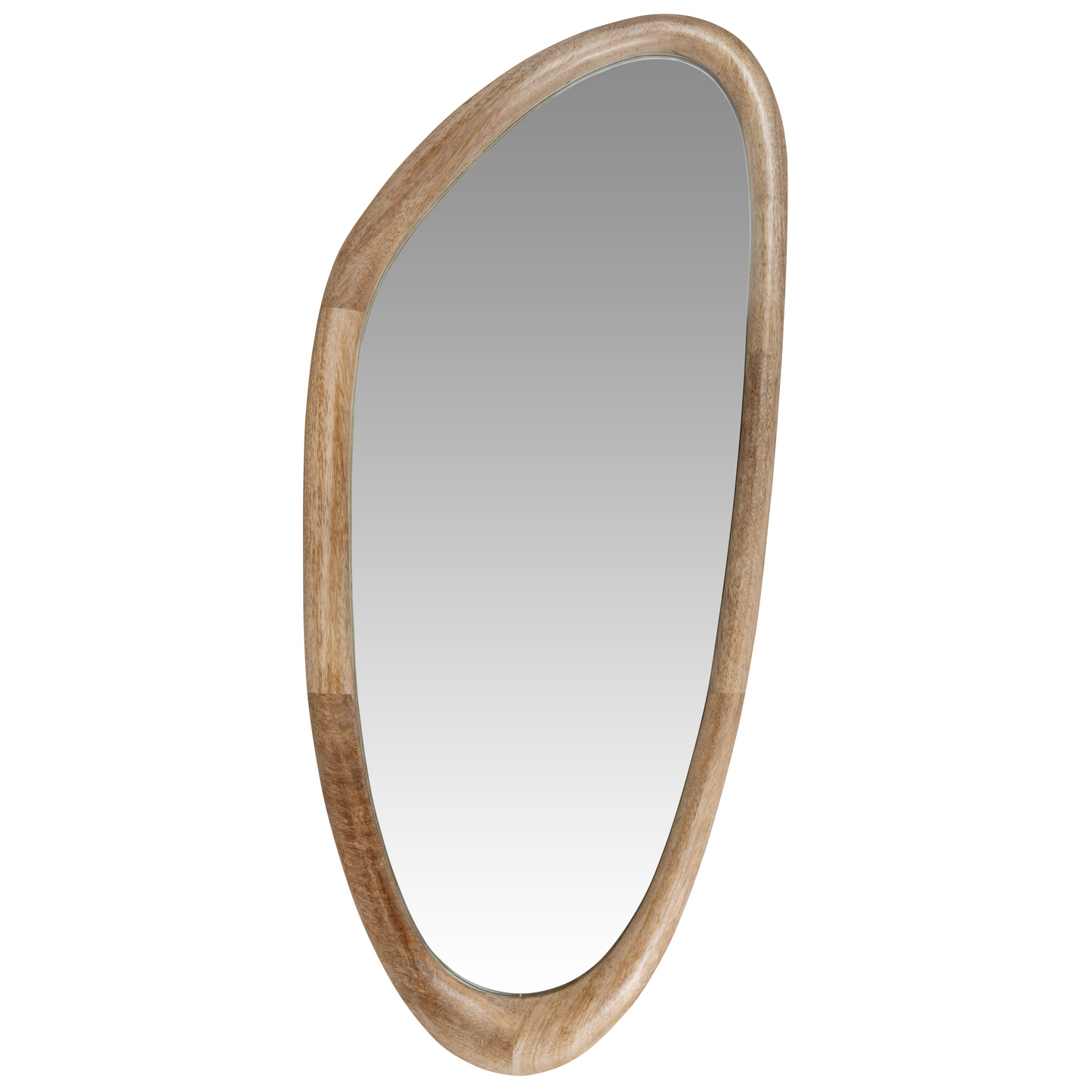Miroir Organique Japandi en Bois de Manguier 36x81 – FRANCES