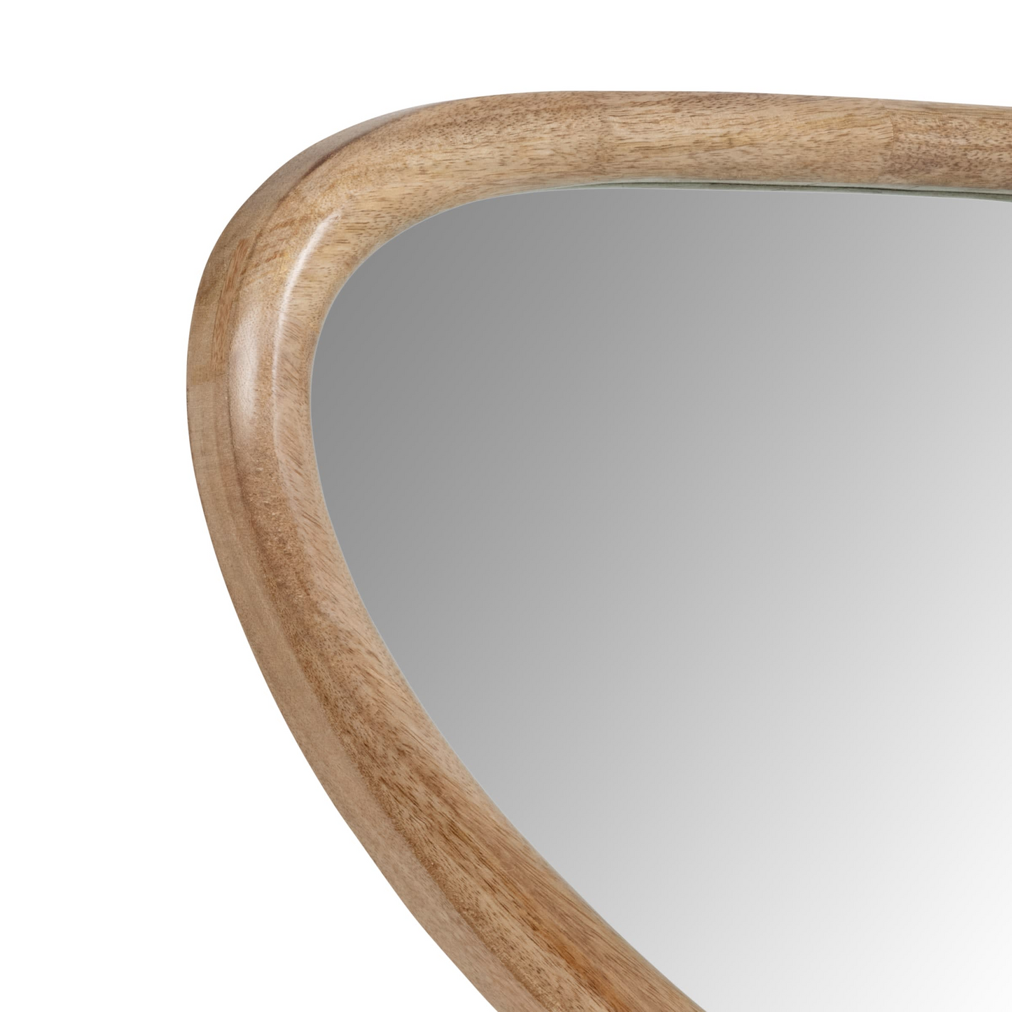 Miroir Organique Japandi en Bois de Manguier 36x81 – FRANCES