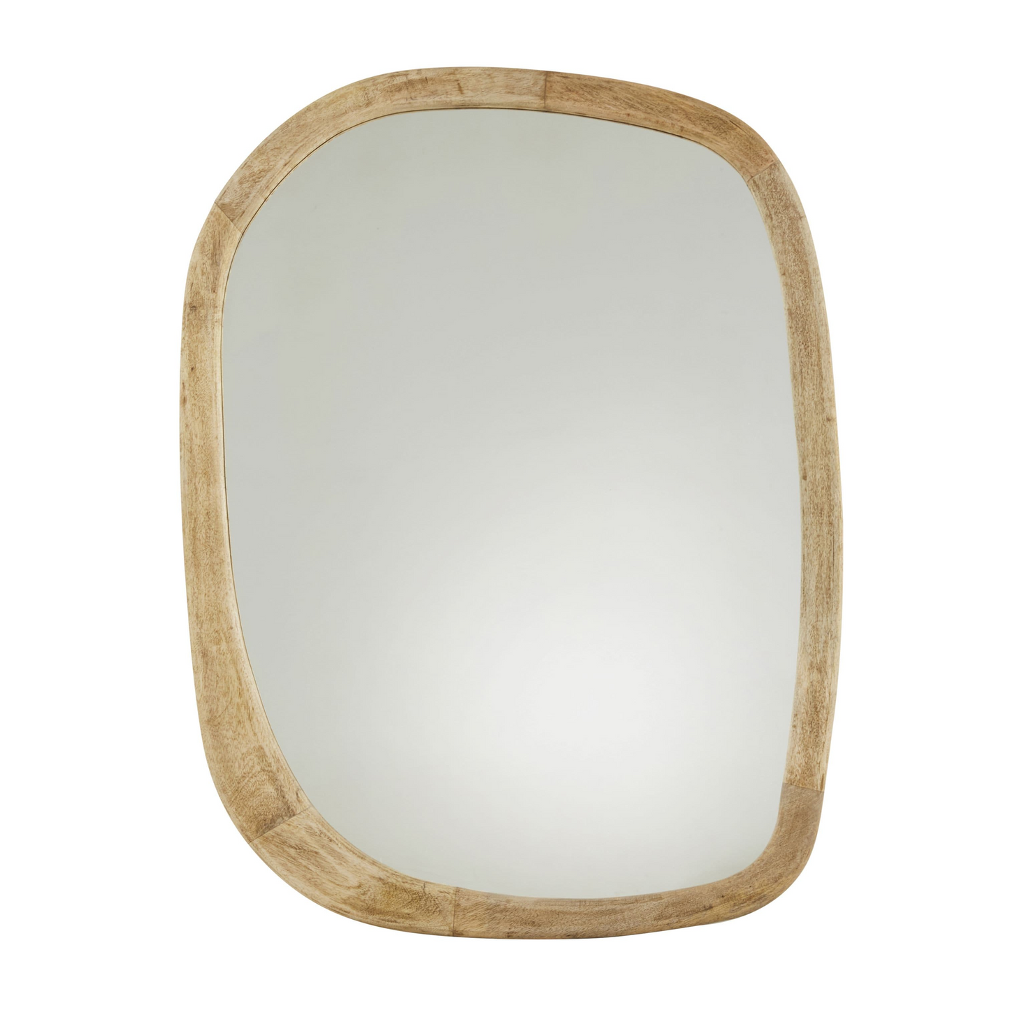Miroir Japandi organique en bois de manguier 95x120 – FOHAD