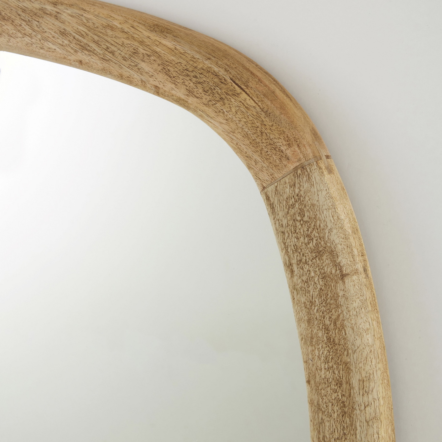 Miroir Japandi organique en bois de manguier 95x120 – FOHAD
