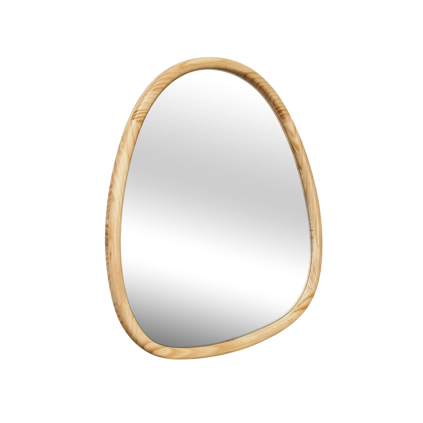 Miroir Organique Japandi en Sapin 55 cm - Charlie