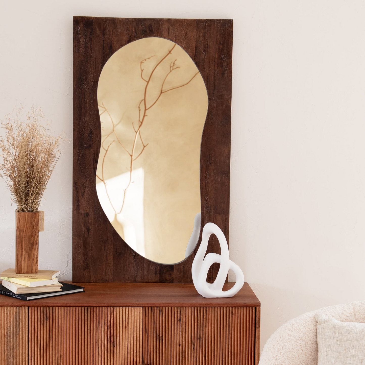 Miroir Rectangulaire Japandi organique 60x100 – ANKA
