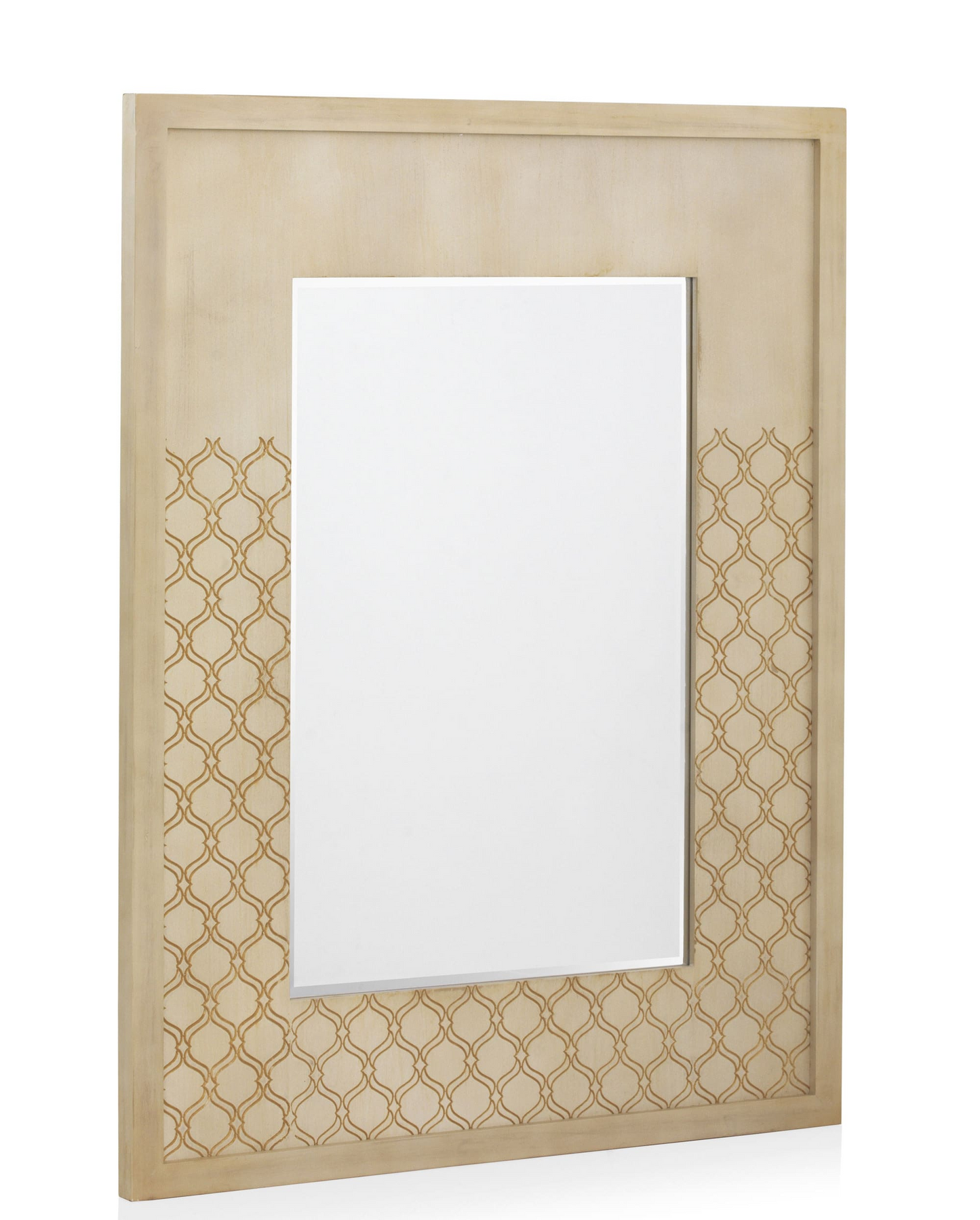 Miroir Japandi plaqué chêne beige – NomduProduit