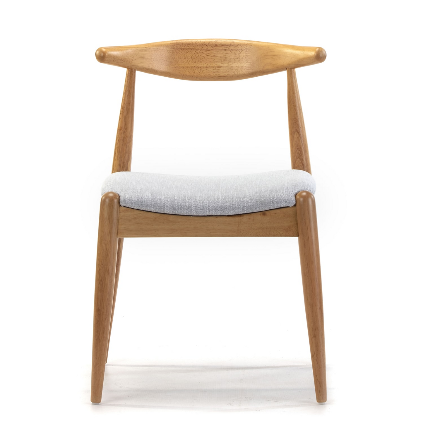Chaises Japandi en bois massif couleur noyer x2 – CORZO