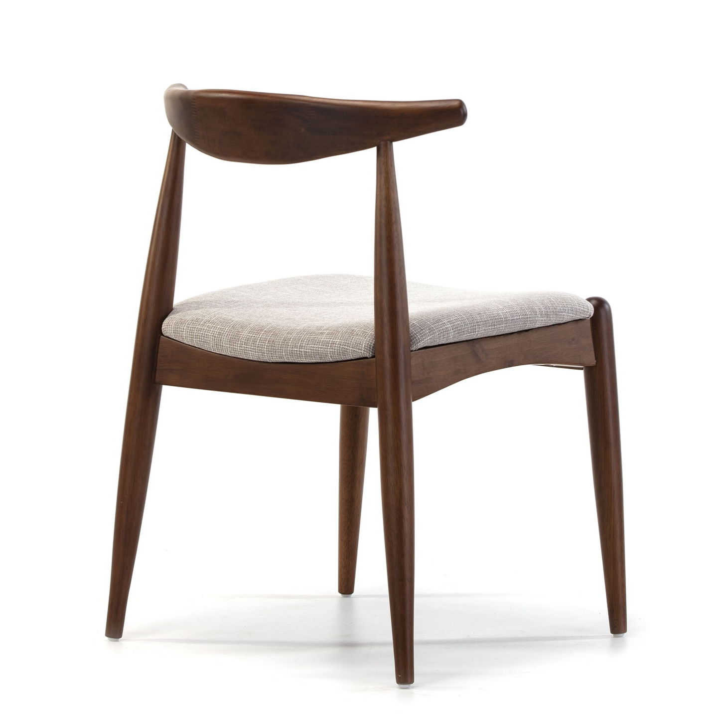 Chaises Japandi en bois massif couleur noyer x2 – CORZO