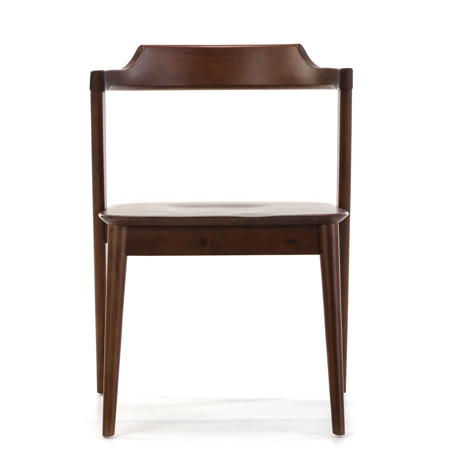 Pack 2 Chaises Japandi en bois massif couleur noyer – VENUS