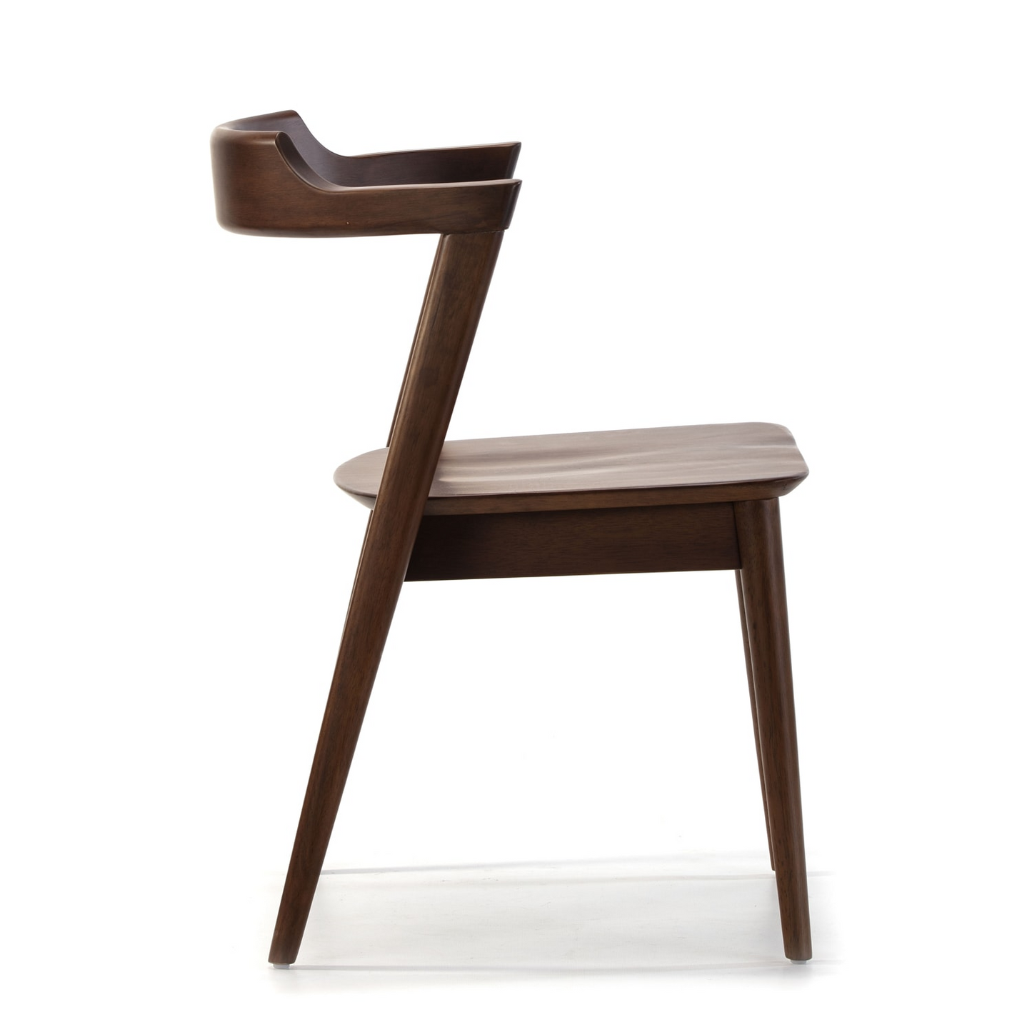 Pack 2 Chaises Japandi en bois massif couleur noyer – VENUS