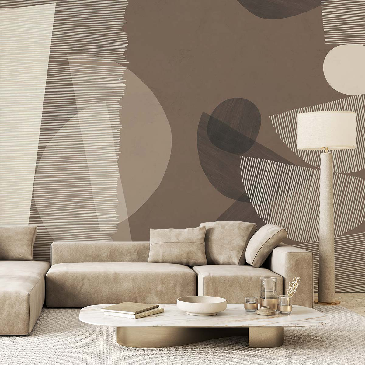 Papier Peint Japandi 312x270 cm – Equilibrium
