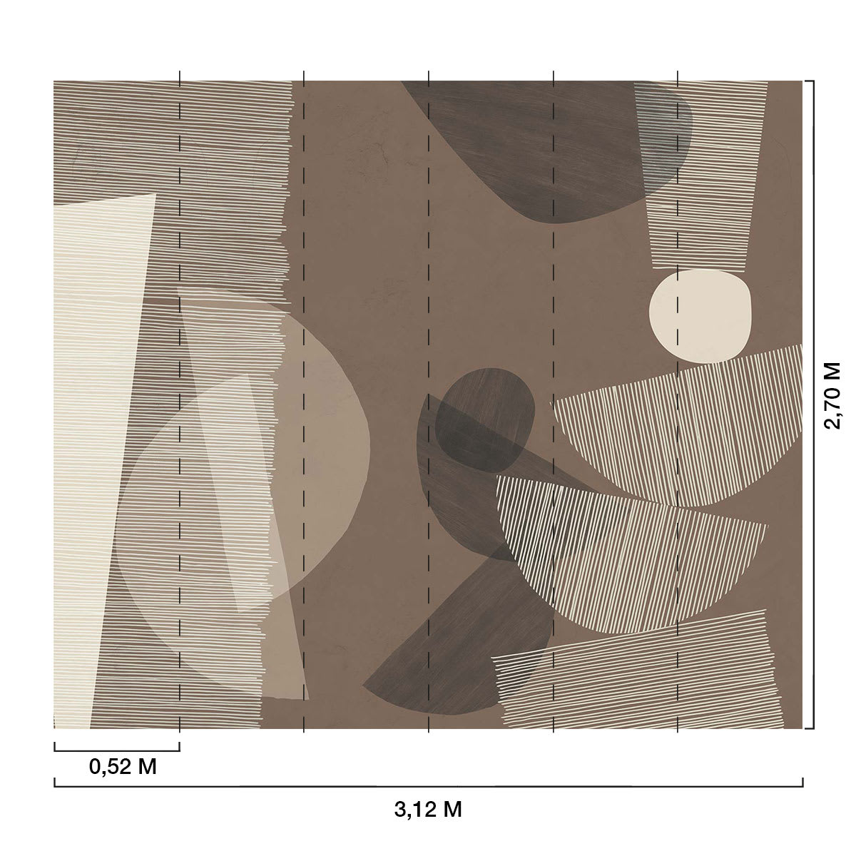 Papier Peint Japandi 312x270 cm – Equilibrium