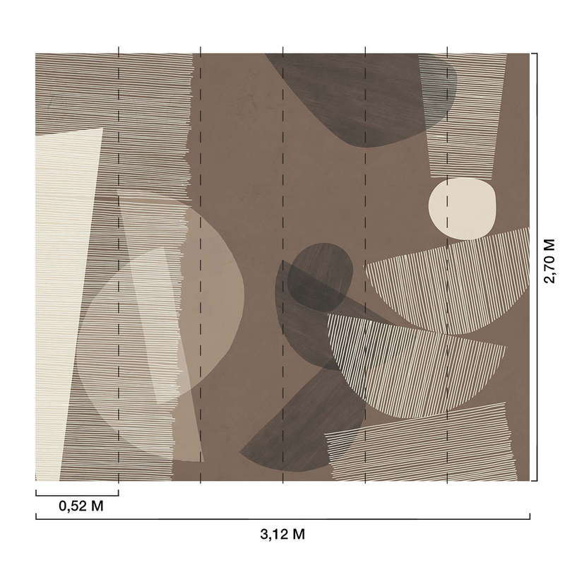 Papier Peint Japandi 312x270 cm – Equilibrium