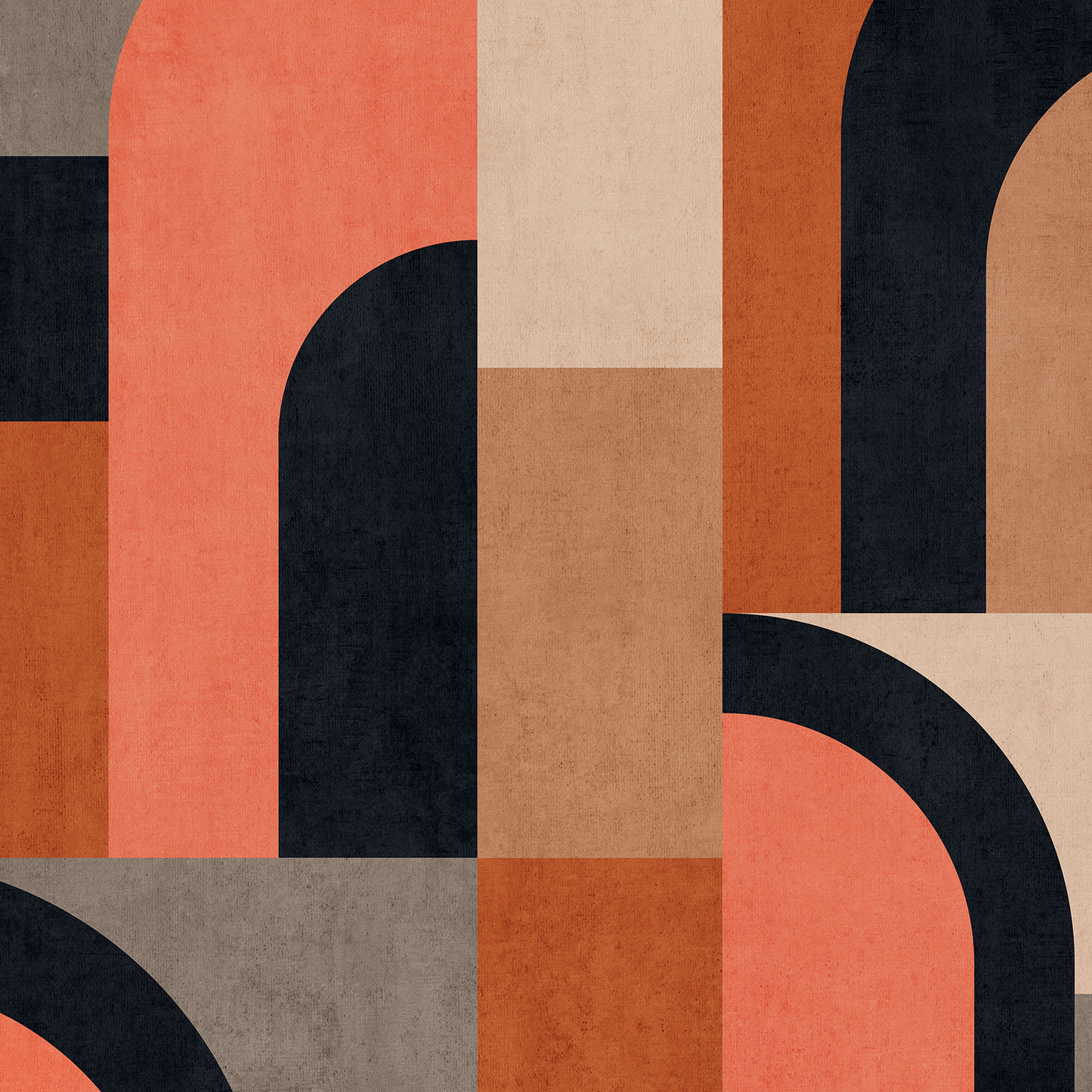 Papier Peint Japandi Graphique Block Color 159x280 cm