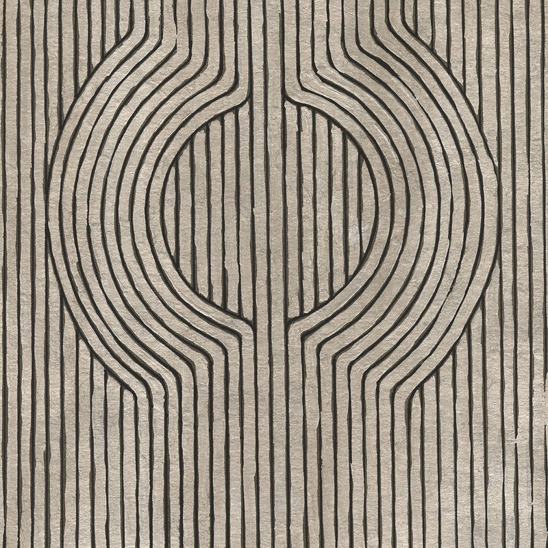 Papier Peint Japandi graphique bois de cèdre 208x270 cm – Nom du Produit
