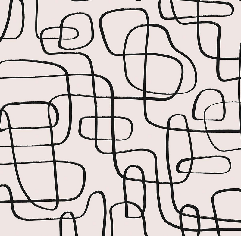 Papier Peint Japandi lignes fines 364x270 cm – Nom du Produit