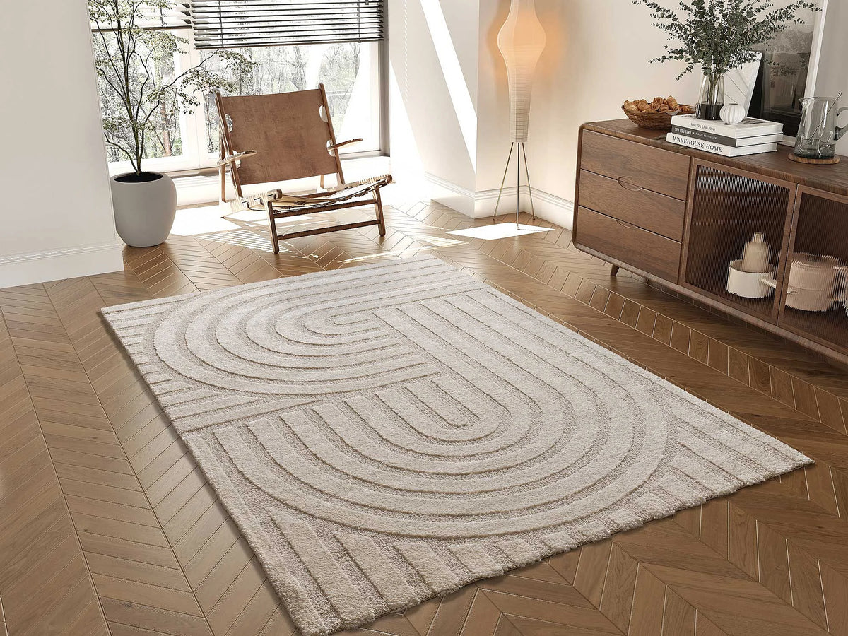 Petit Tapis Japandi 80 x 150cm – Snowy