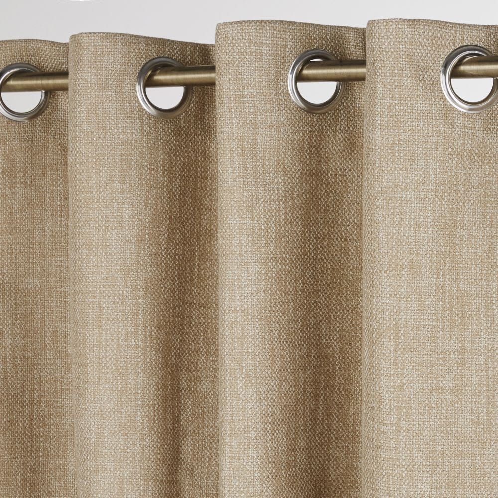 Rideau Japandi à œillets beige 130x300 – Design