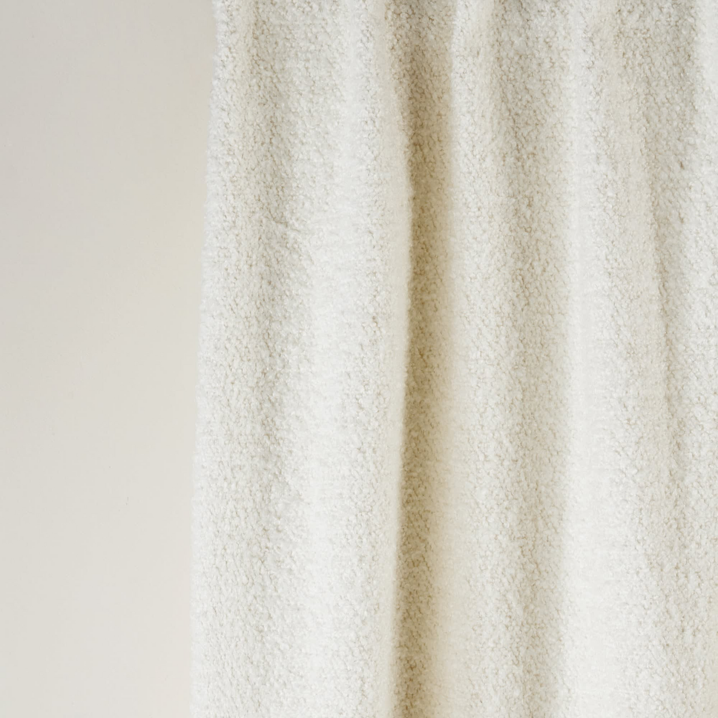 Rideau en Bouclette Japandi aspect laineux écru – Leonard