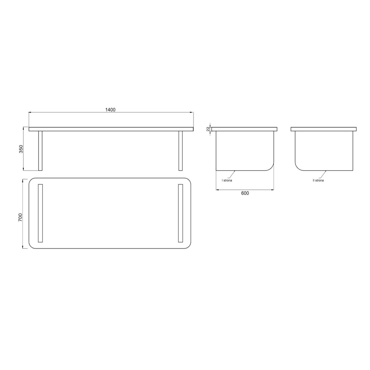 Table Basse Japandi rectangulaire bois clair 140x90 cm – Usalo