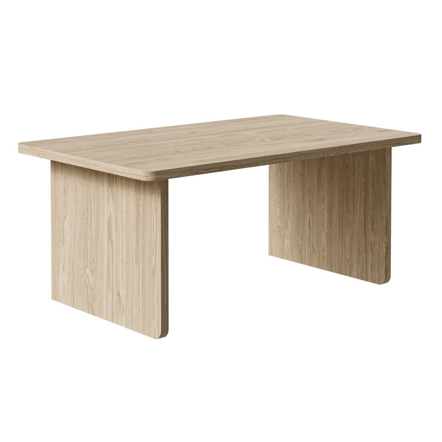 Table Basse Japandi rectangulaire bois clair 140x90 cm – Usalo