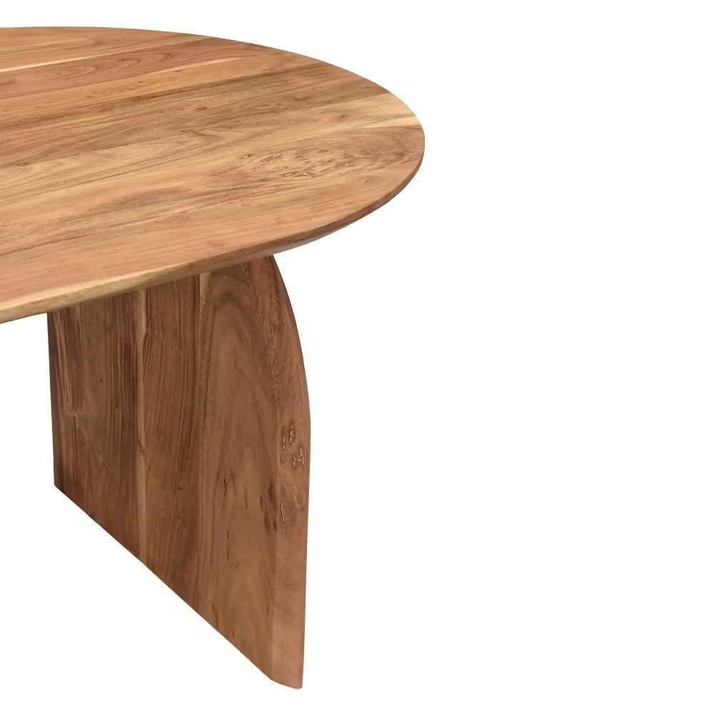 Table Japandi 8 personnes en bois massif d’acacia – MALANG
