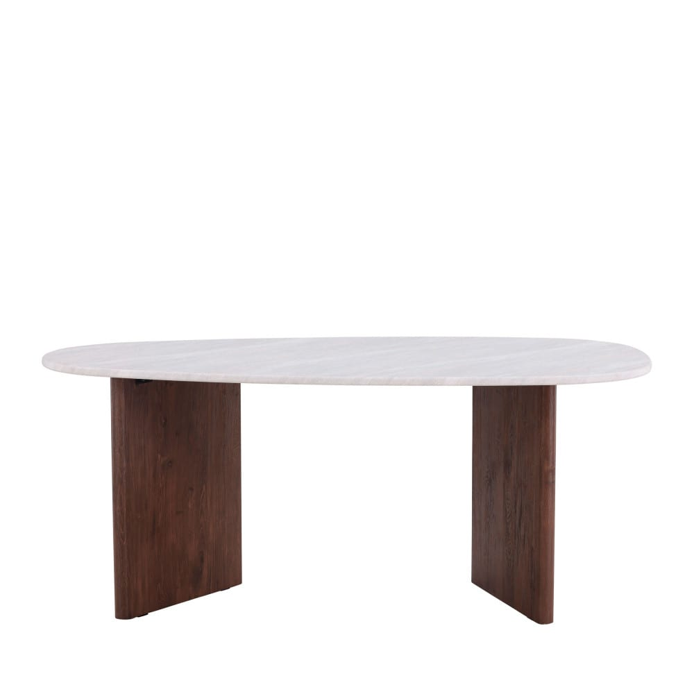 Table à Manger Japandi effet marbre 8 personnes – Gronvik