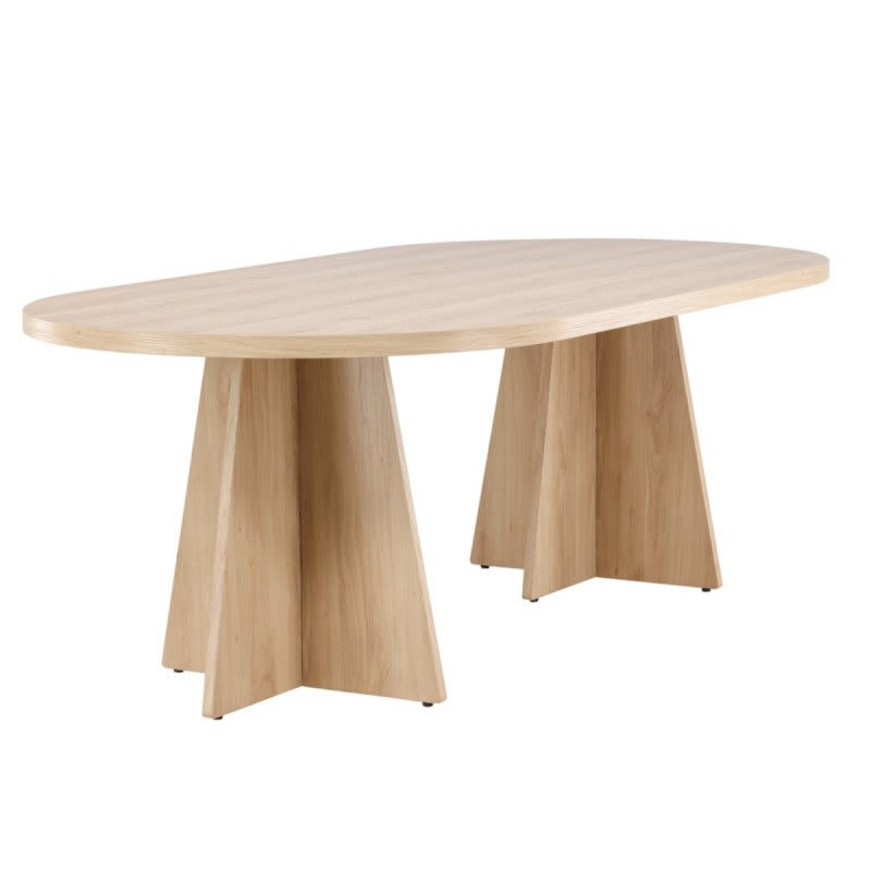 Table à Manger Japandi bois 230x115 cm – Beti