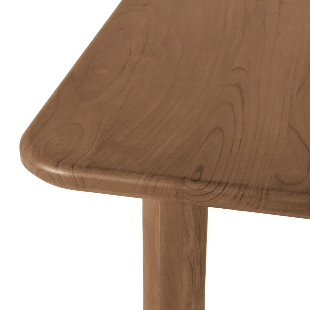 Table à Manger Japandi bois d'acacia massif marron 6 personnes L200 – Sacramento