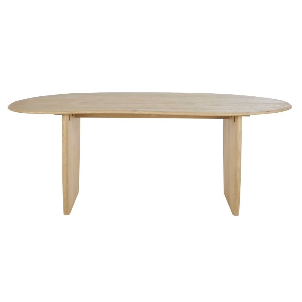 Table Japandi en frêne massif beige 6-8 personnes – PURE