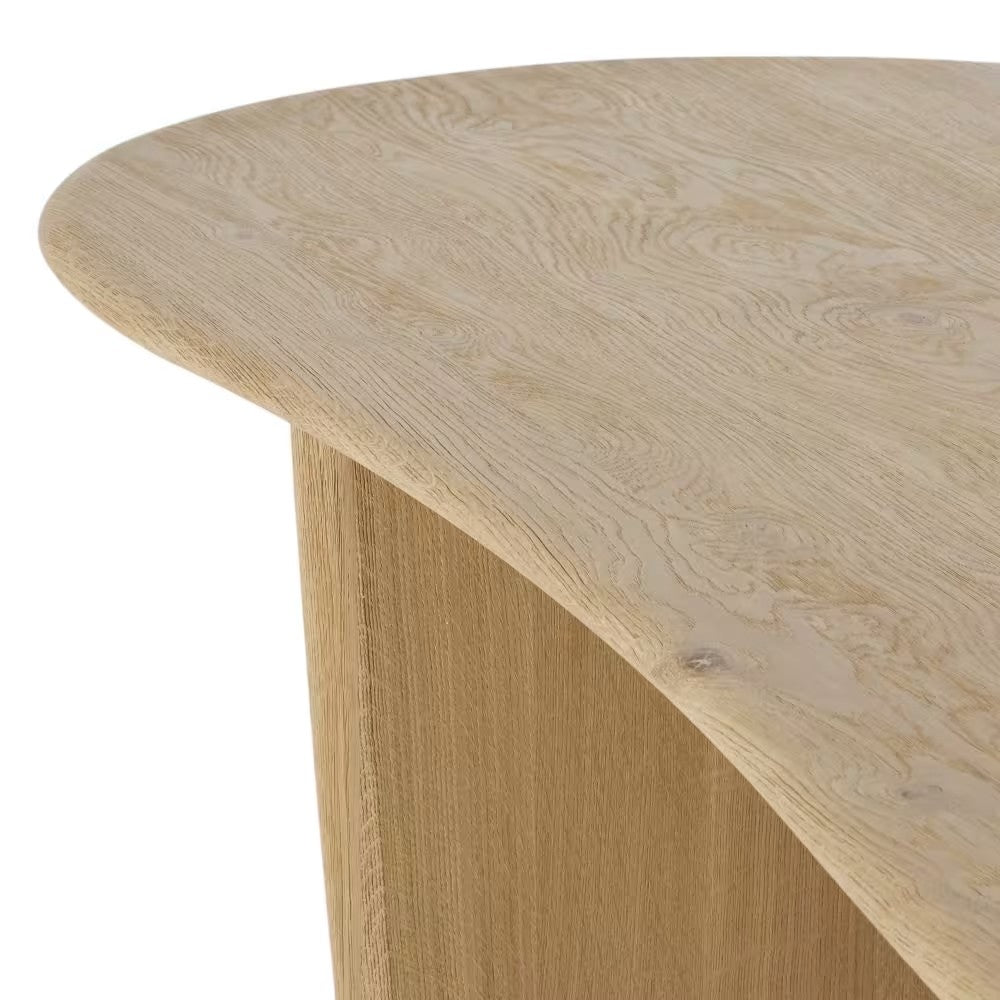 Table Japandi en frêne massif beige 6-8 personnes – PURE