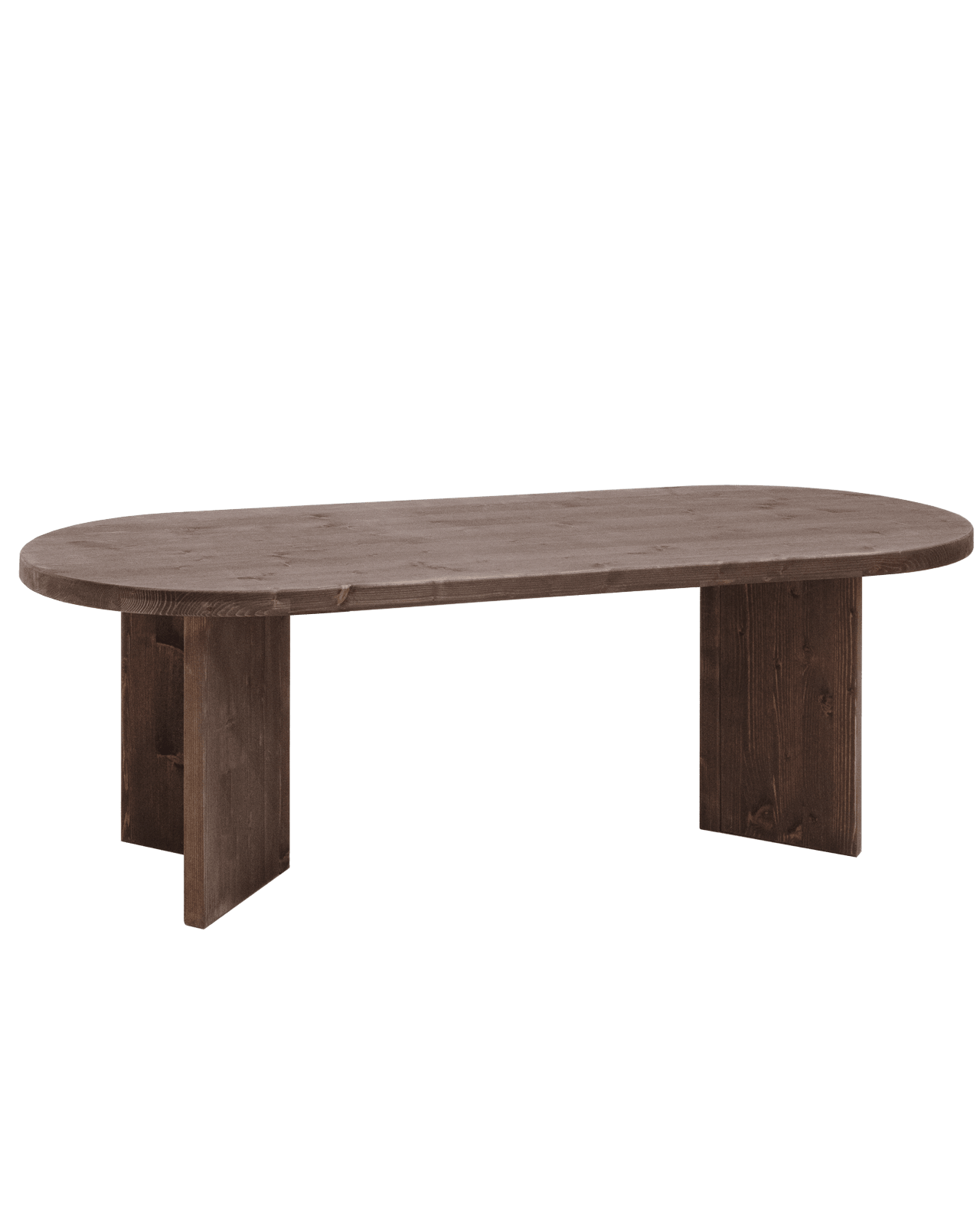 Table à Manger Japandi en Bois de Sapin Marron 200x75cm – Osaka