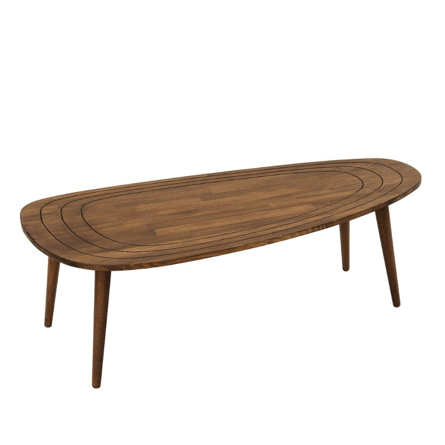 Table Basse Japandi bois foncé – Rana