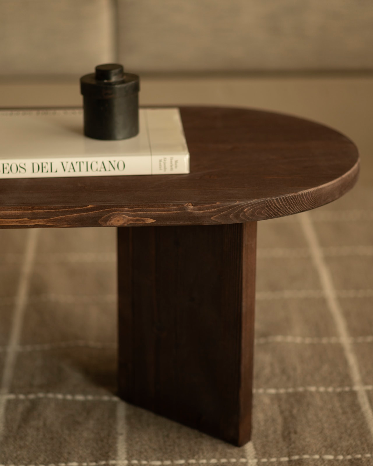 Table Basse Japandi en bois de sapin marron 120x40 cm – Osaka