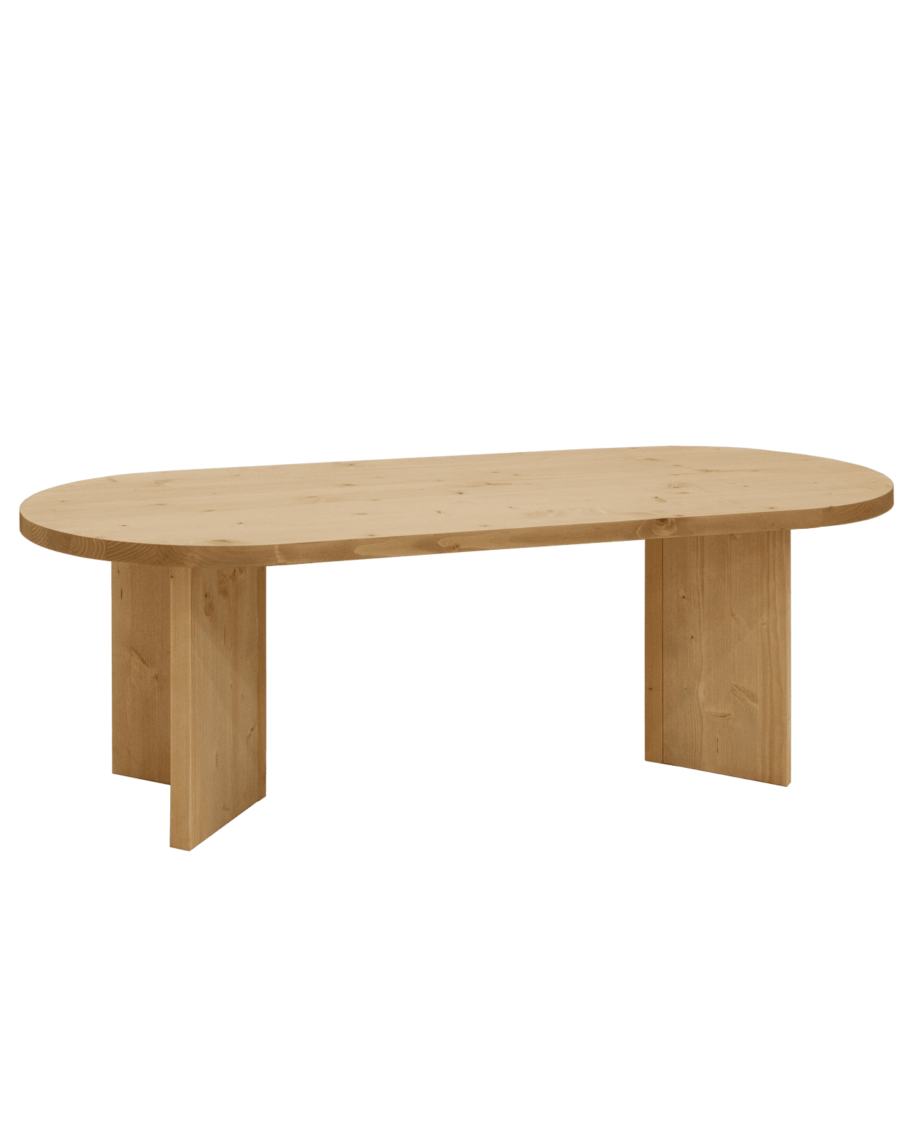 Table Basse Japandi en bois de sapin marron 120x40 cm – Osaka