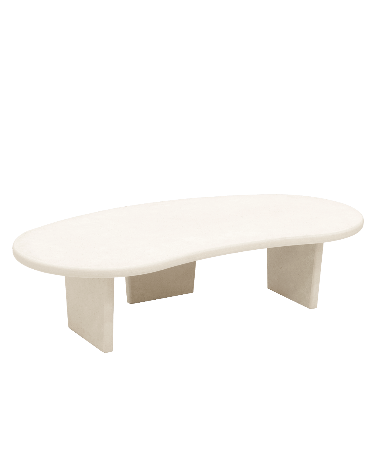 Table Basse Japandi bois massif de peuplier trois pieds 120 cm – Bimba